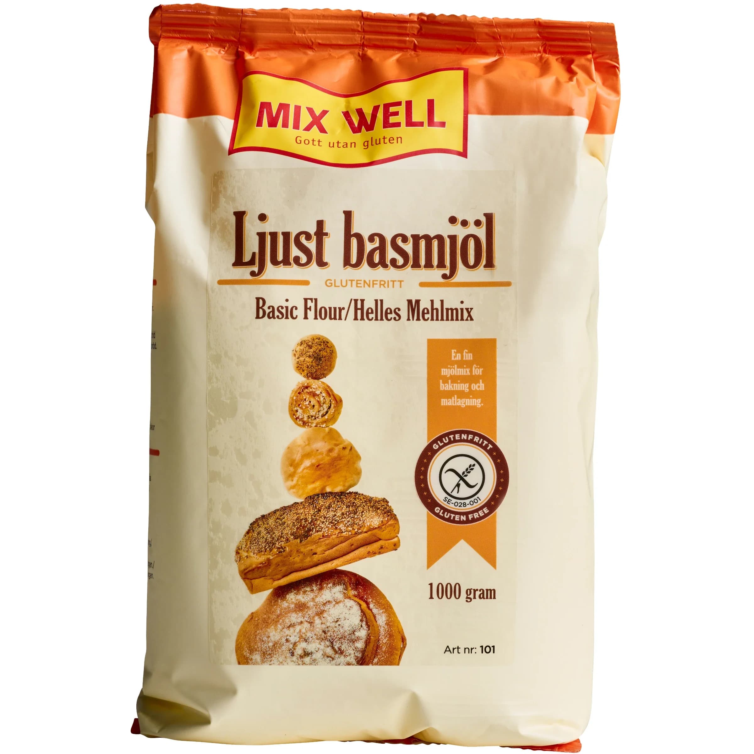 MixWell Ljust Basmjöl Glutenfritt 1000 g från MixWell – köp hos Apotek Hjärtat