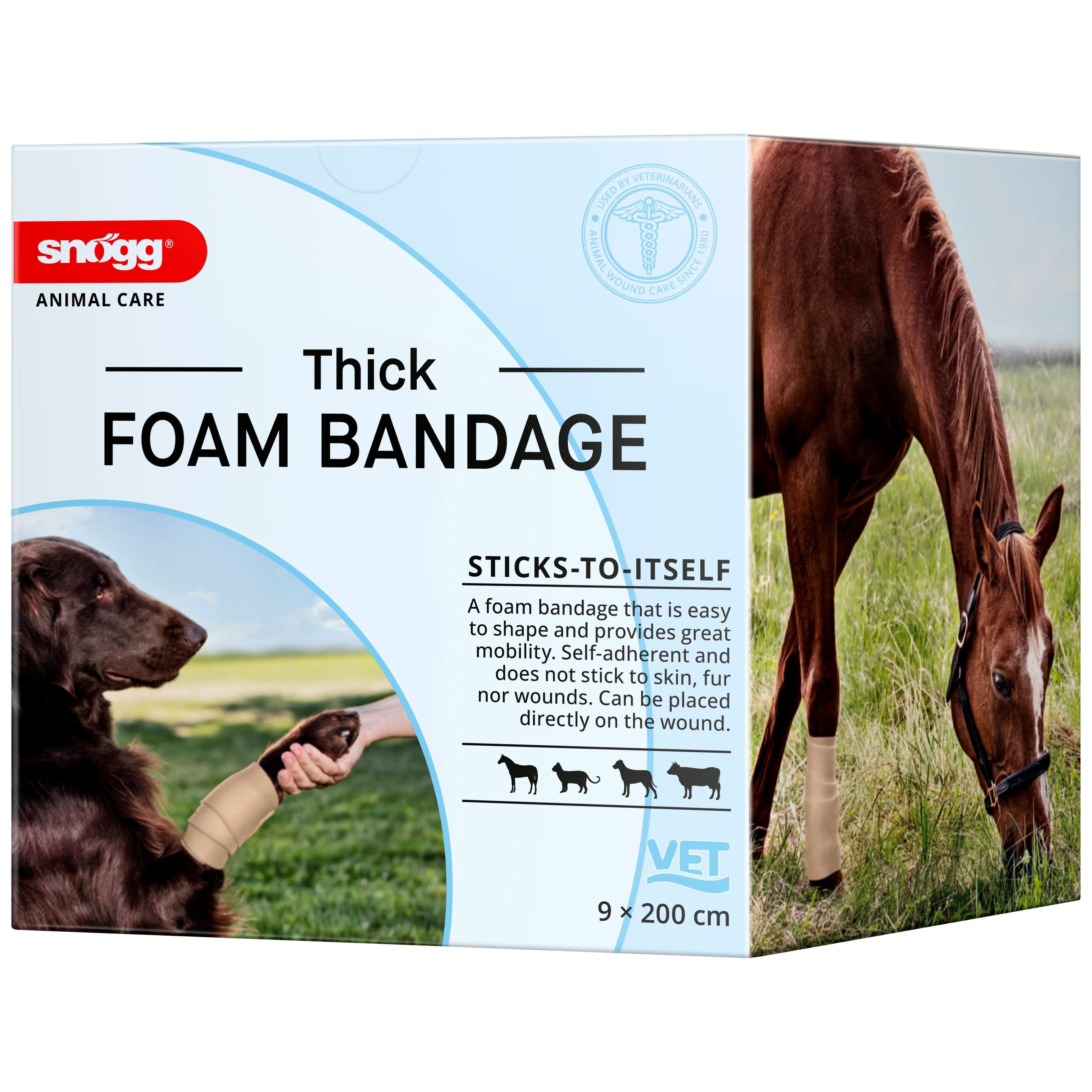 Snögg Foam Bandage Thick 9 cm x 2 m från Snögg – köp hos Apotek Hjärtat
