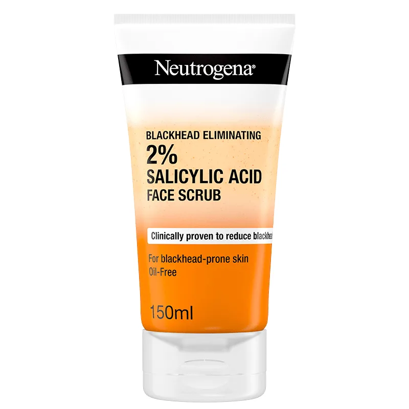 Neutrogena Blackhead Eliminating 2 % Salicylic Acid Face Scrub 150 ml från Neutrogena – köp hos Apotek Hjärtat