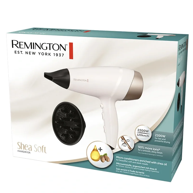 Remington D4740 Shea Soft Hårfön från Remington – köp hos Apotek Hjärtat