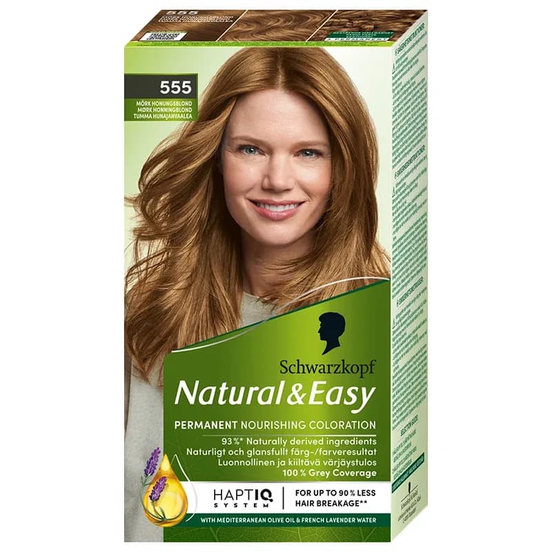 Schwarzkopf Natural & Easy Hårfärg 555 Mörk Honungsblond från Schwarzkopf - köp hos Apotek Hjärtat