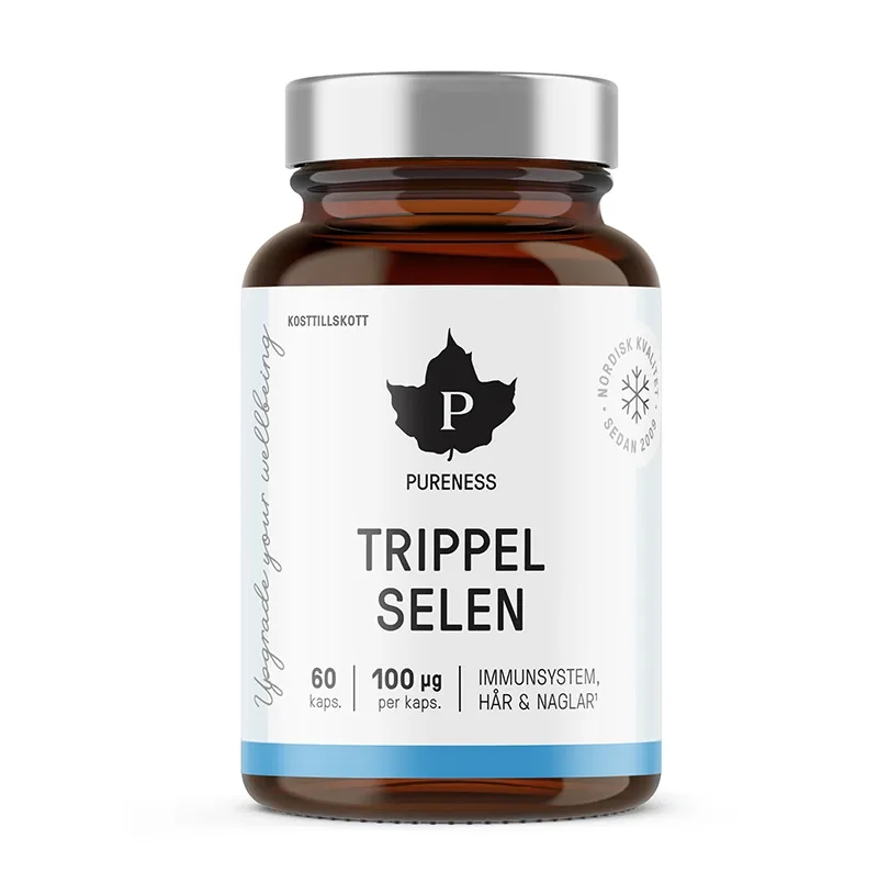Pureness Trippel Selen 60 kapslar från Pureness – köp hos Apotek Hjärtat