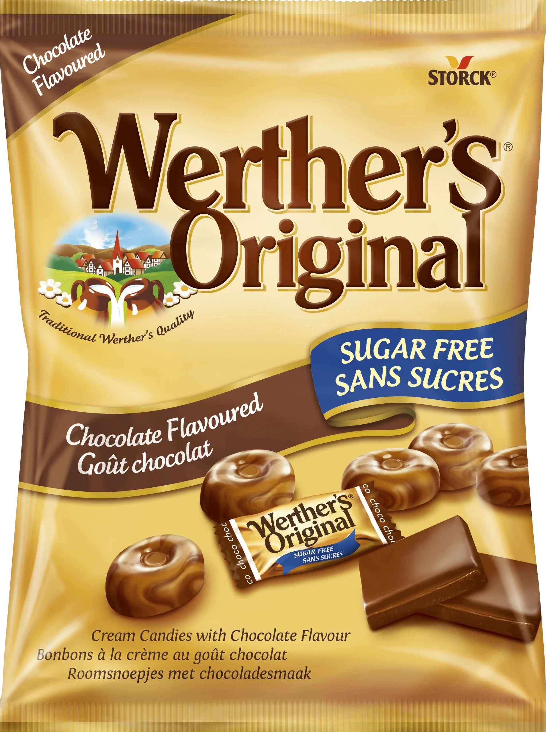 Werthers Original Choklad Sockerfri 60 g från Werthers Original – köp hos Apotek Hjärtat