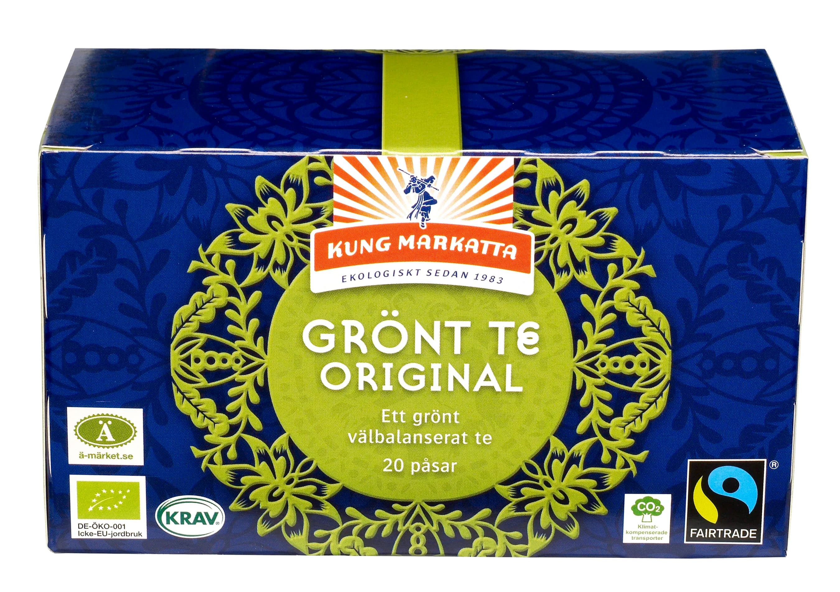 Kung Markatta Grönt Te Krav FT 20 påsar från Kung Markatta – köp hos Apotek Hjärtat
