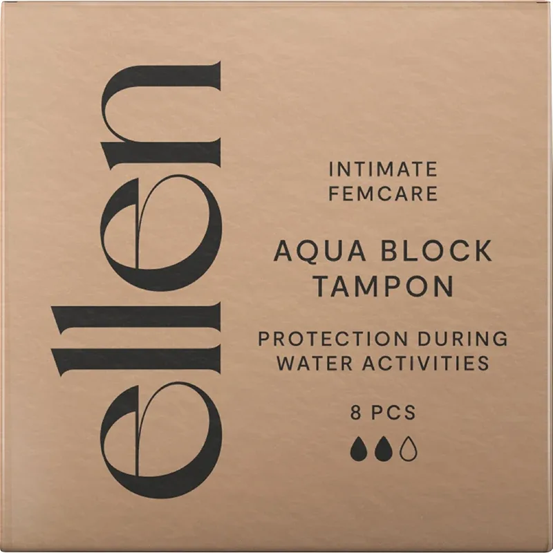 Ellen Aqua Block Tampon 8 st från Ellen – köp hos Apotek Hjärtat