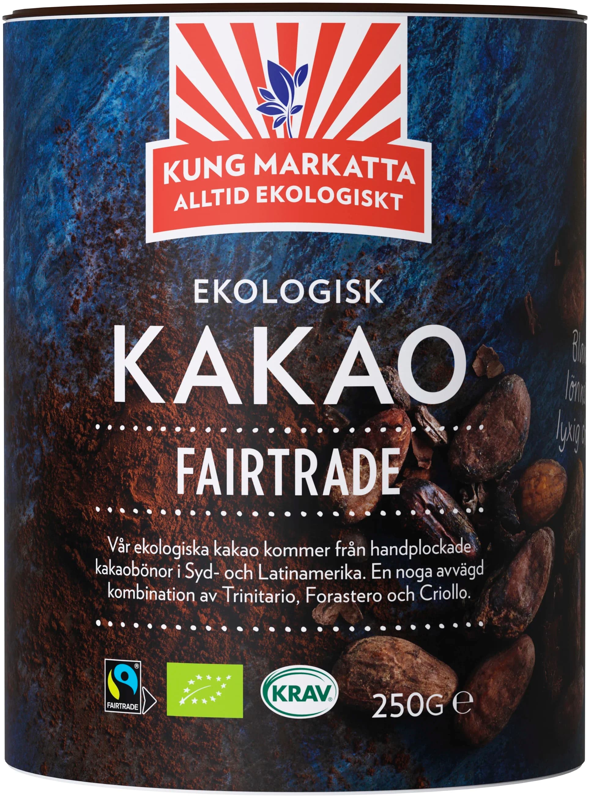 Kung Markatta Kakao Krav FT 250 g från Kung Markatta – köp hos Apotek Hjärtat
