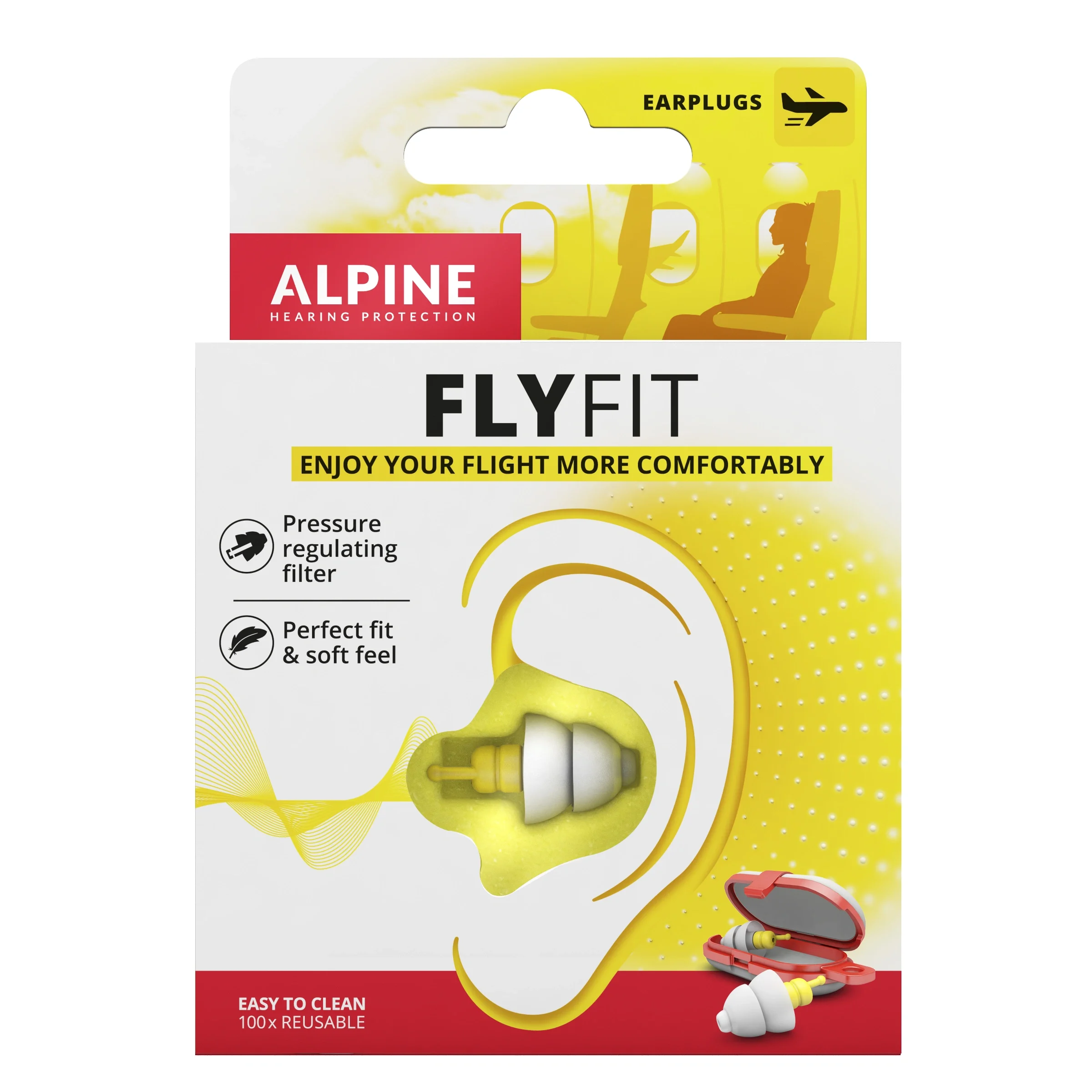 Alpine FlyFit Earplugs 1 par från Alpine – köp hos Apotek Hjärtat