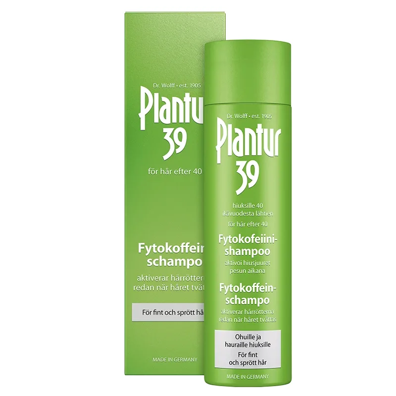 Plantur 39 Fytokoffein Schampo 250 ml fint/sprött hår från Plantur 39 – köp hos Apotek Hjärtat