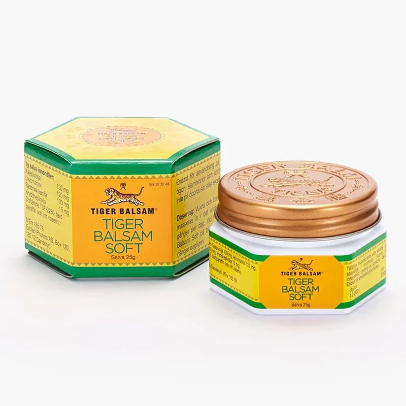 Tiger Balsam Soft salva 25 g från Tiger Balsam – köp hos Apotek Hjärtat