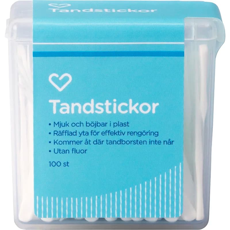 Hjärtats Tandstickor Plast 100 st från Hjärtats – köp hos Apotek Hjärtat