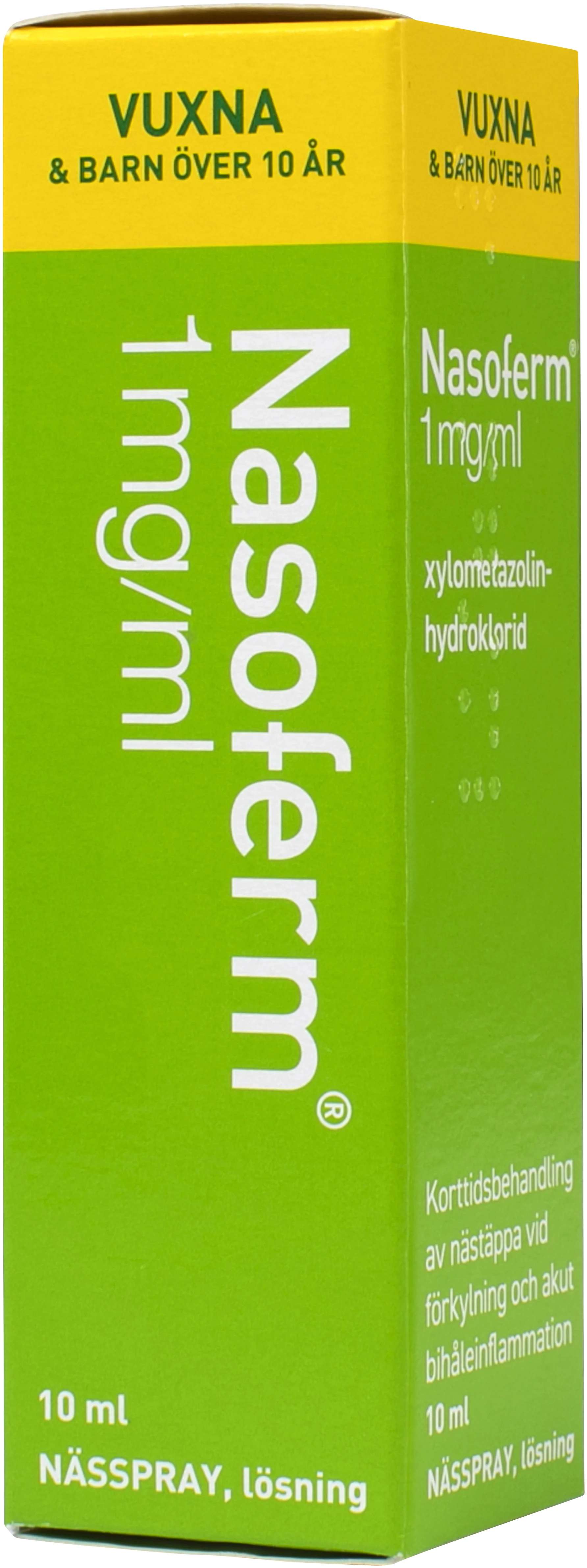 Nasoferm nässpray 1 mg/ml 10 ml från Nasoferm – köp hos Apotek Hjärtat