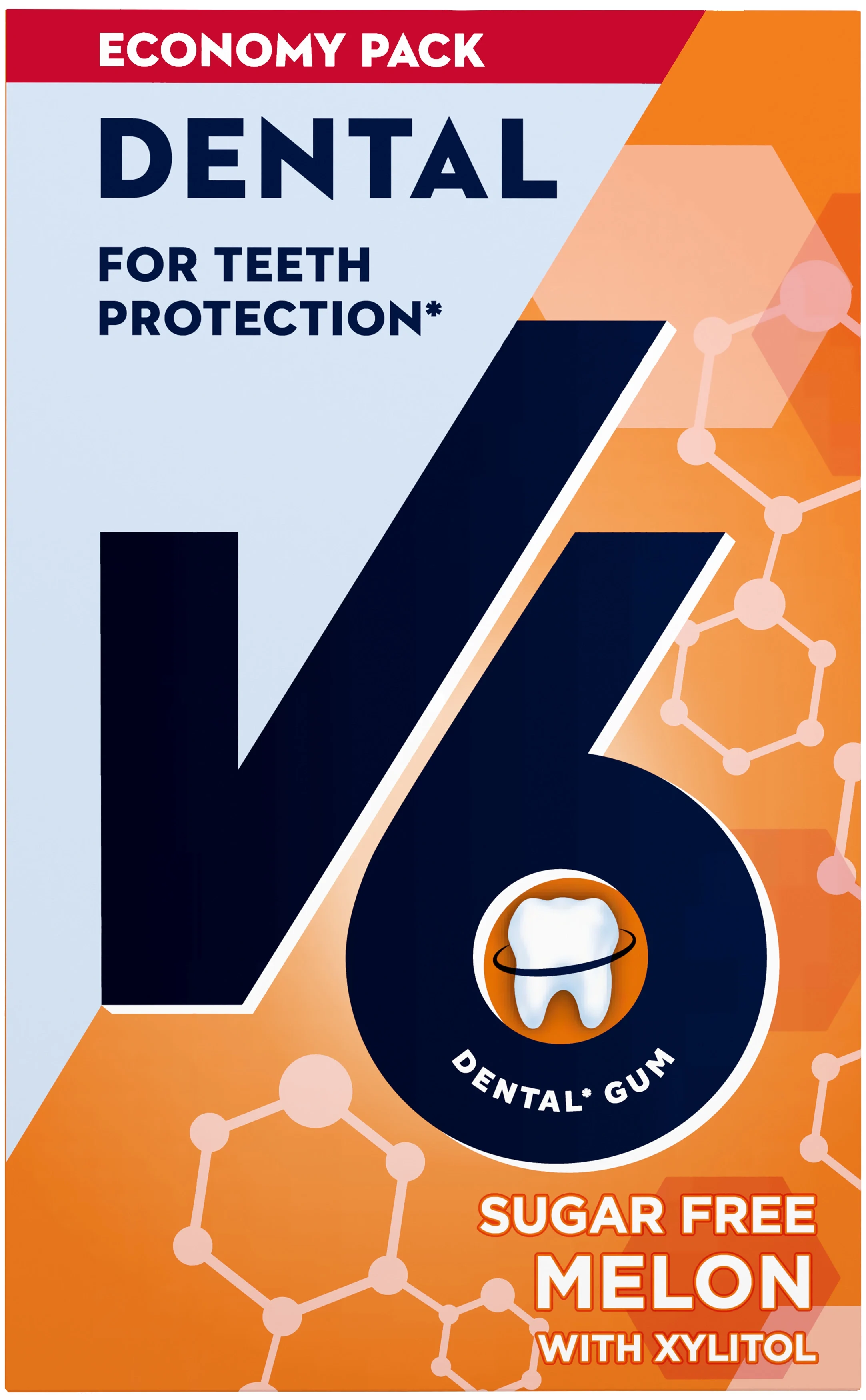 V6 Dental Melon tuggummi 70 g från V6 – köp hos Apotek Hjärtat