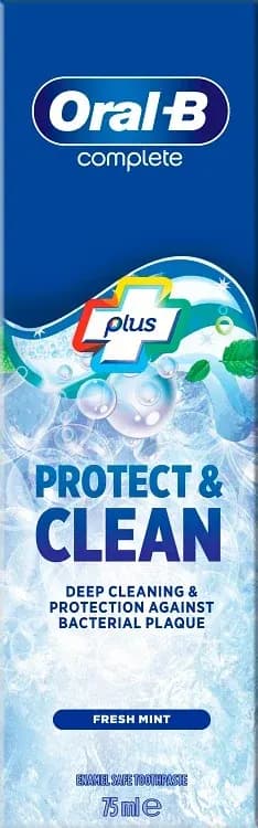 Oral-B Complete Plus Protect & Clean Tandkräm 75 ml från Oral-B – köp hos Apotek Hjärtat