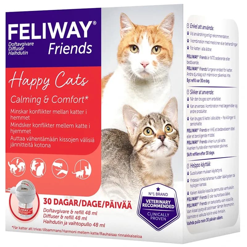 Feliway Friends Doftavgivare med Refill för katt från FELIWAY – köp hos Apotek Hjärtat