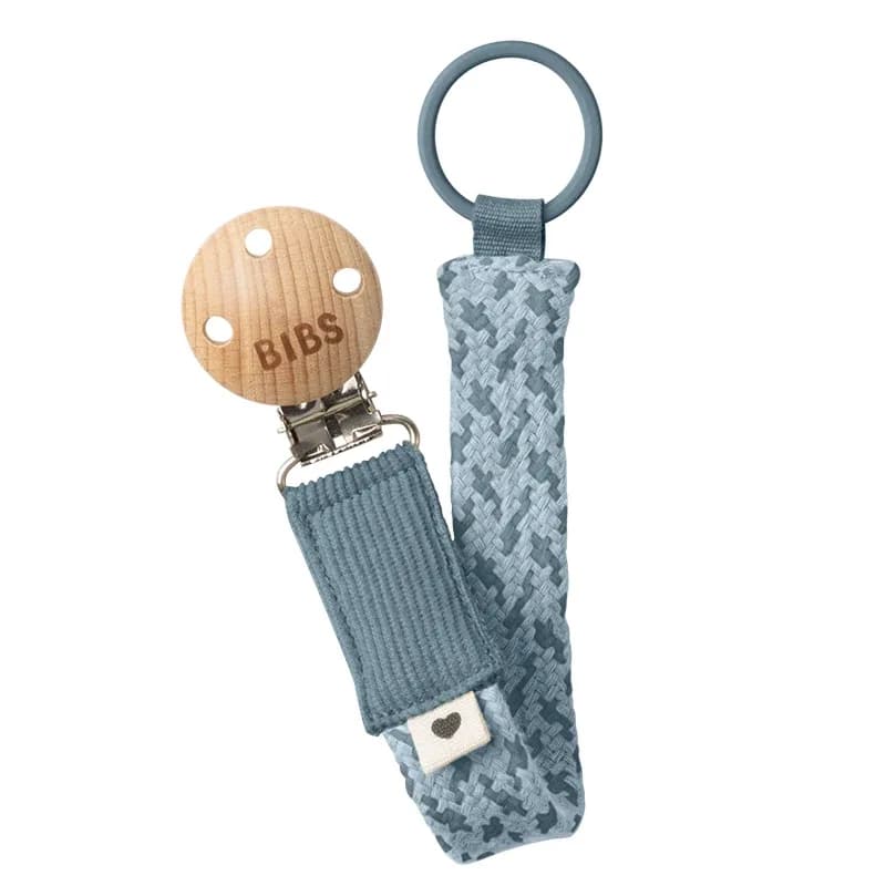 BIBS Pacifier Braid Napphållare Petrol/Baby Blue från BIBS – köp hos Apotek Hjärtat