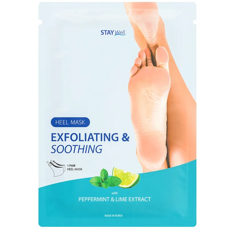 Stay Well Exfoliating Heel Mask Peppermint & Lime 1 par från Stay Well – köp hos Apotek Hjärtat