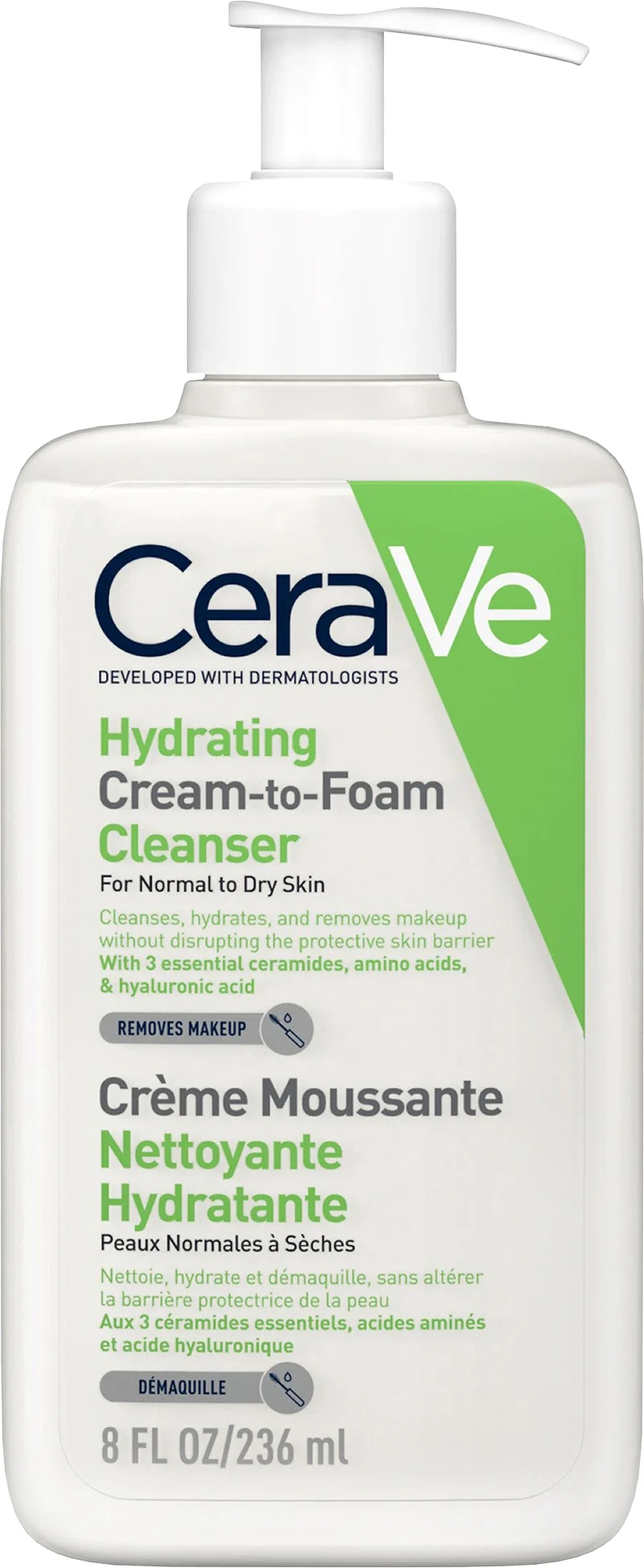 CeraVe Cream to foam cleanser 236 ml från CeraVe – köp hos Apotek Hjärtat