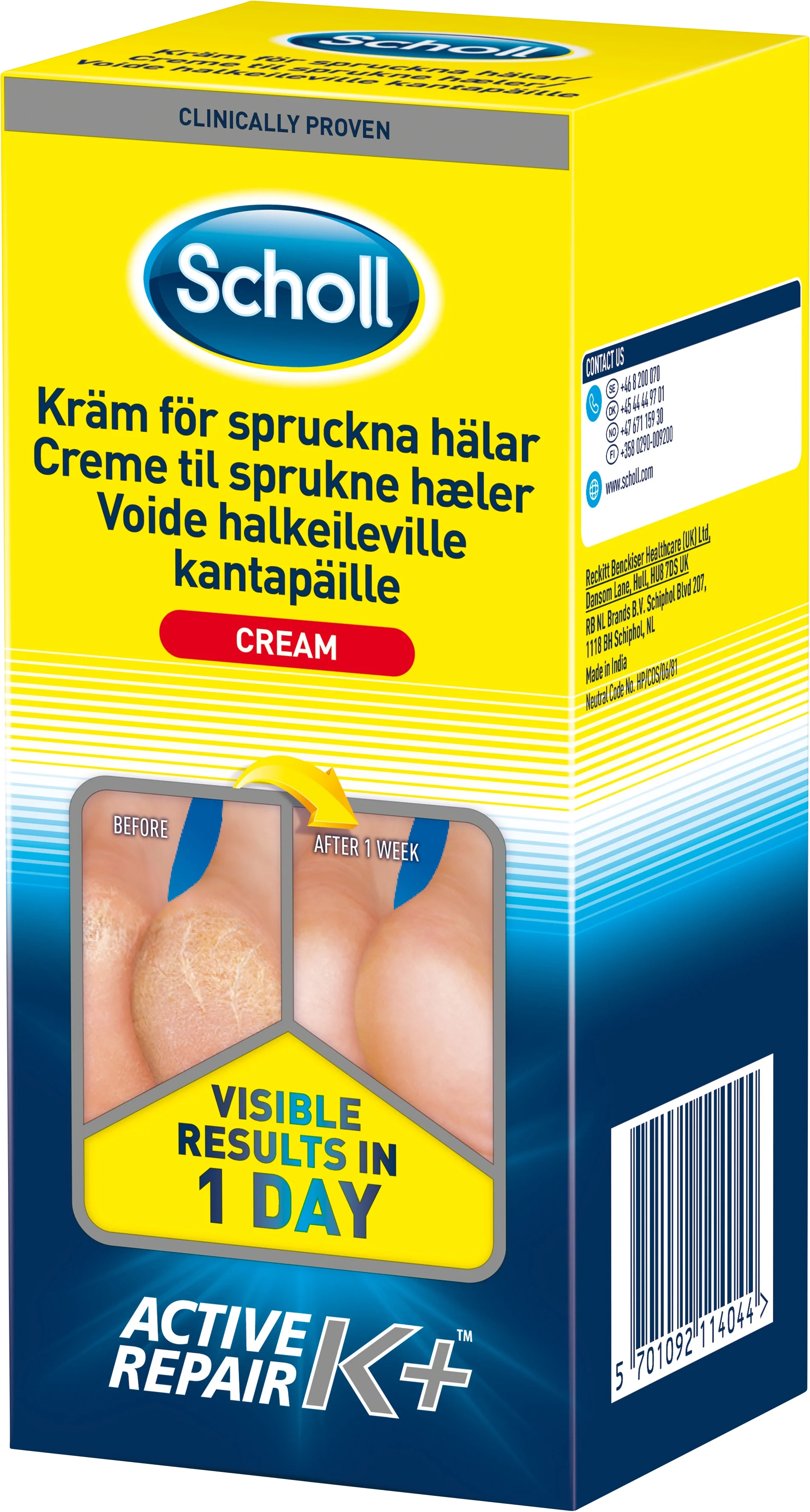 Scholl Active Repair K+ 120 ml från Scholl – köp hos Apotek Hjärtat