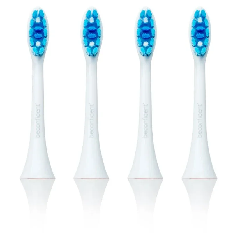 Beconfident Sonic Whitening Tandborsthuvud Vit 4-pack från Beconfident – köp hos Apotek Hjärtat