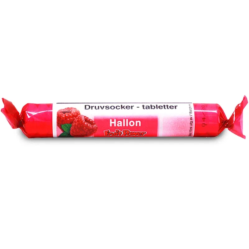 FruitPower Druvsocker Hallon Rulle 17 st från FruitPower – köp hos Apotek Hjärtat