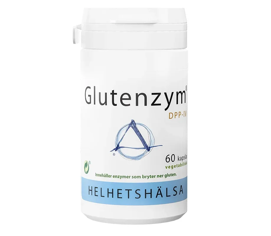 Helhetshälsa Glutenzym enzymer 60 kapslar från Helhetshälsa – köp hos Apotek Hjärtat
