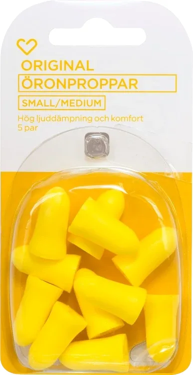 Hjärtats öronproppar small/medium 5 par från Hjärtats – köp hos Apotek Hjärtat