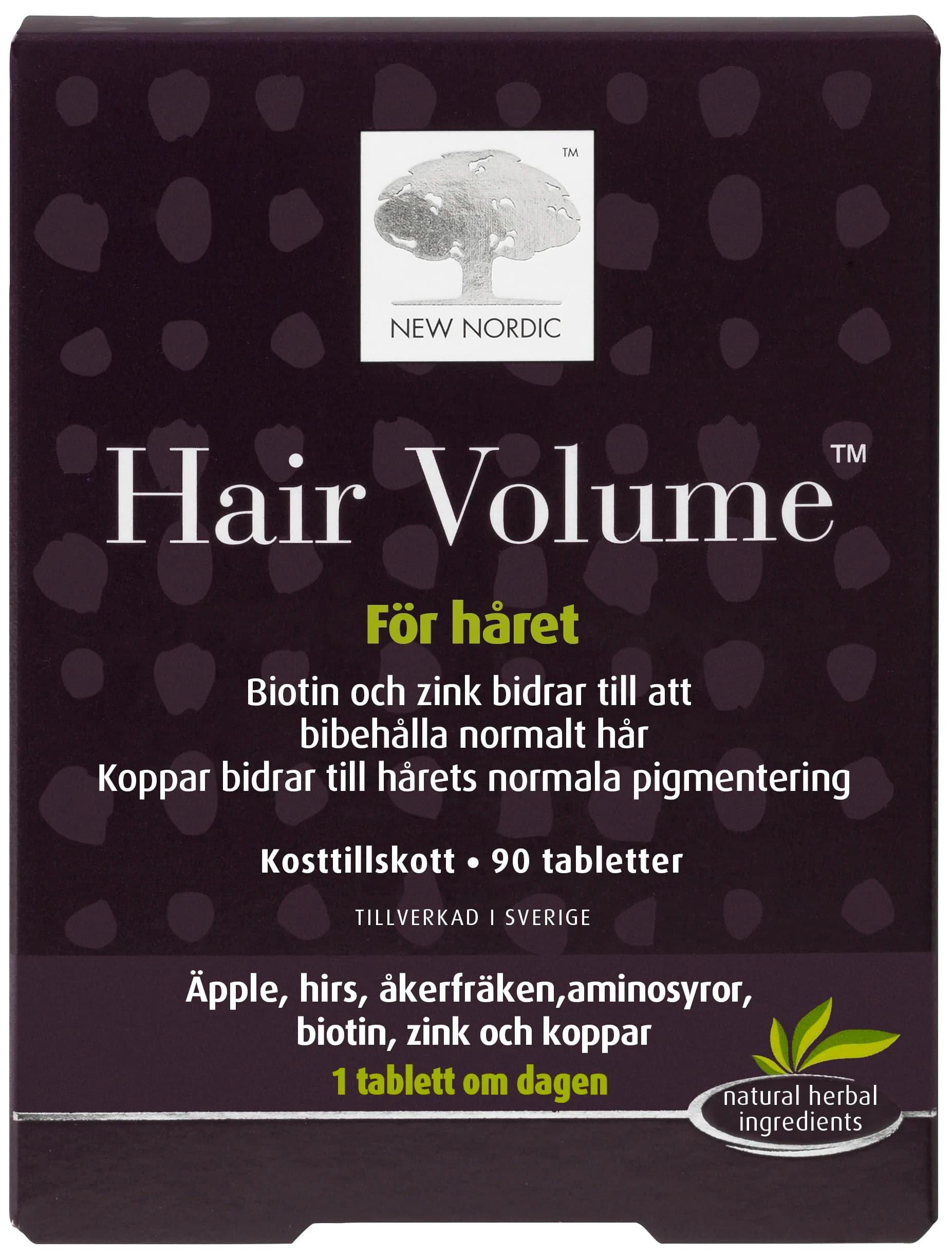 New Nordic Hair Volume Kosttillskott 90 st från New Nordic – köp hos Apotek Hjärtat