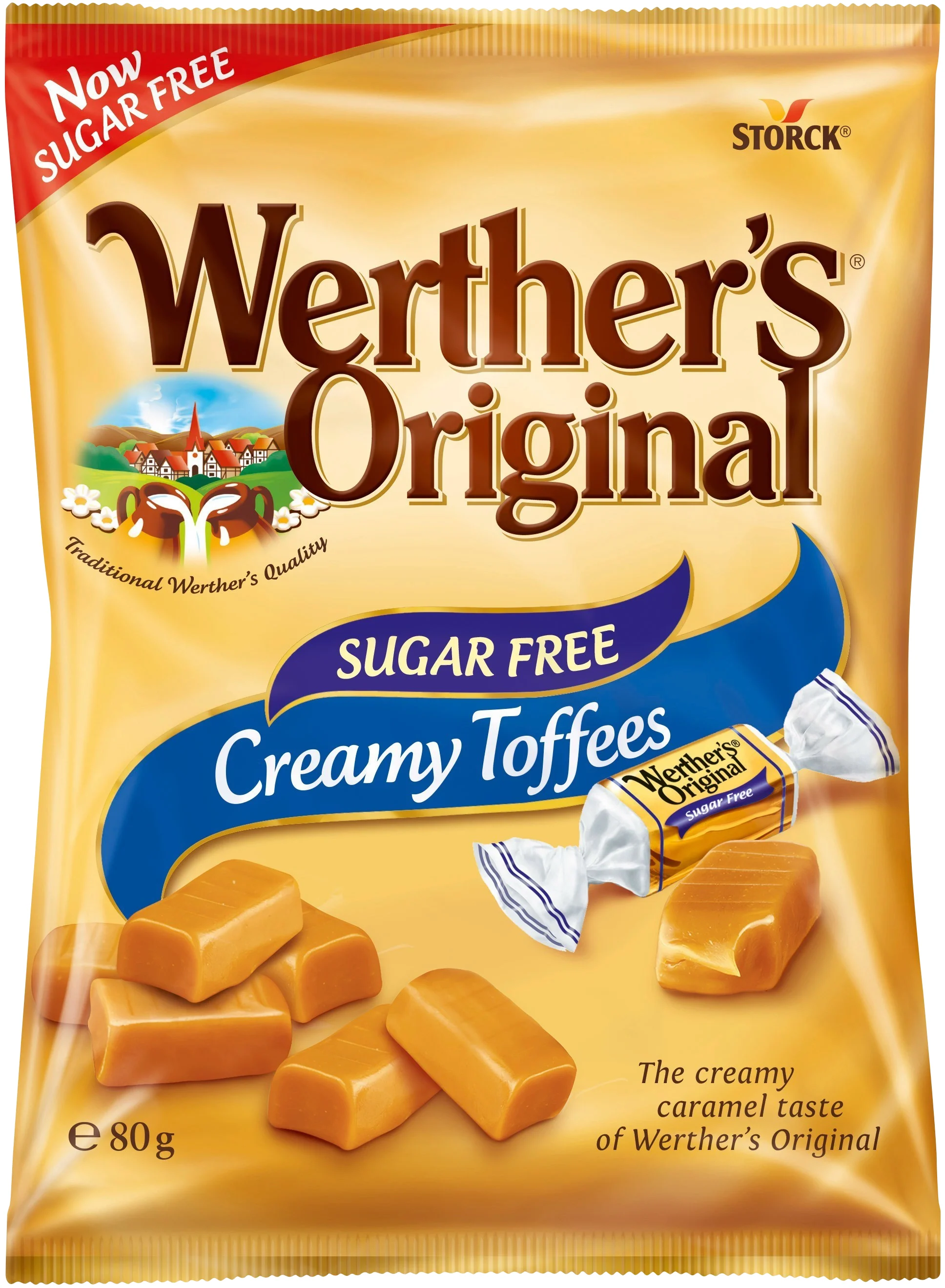 Werthers Original Creamy Toffees Sockerfri 80g från Werthers Original – köp hos Apotek Hjärtat