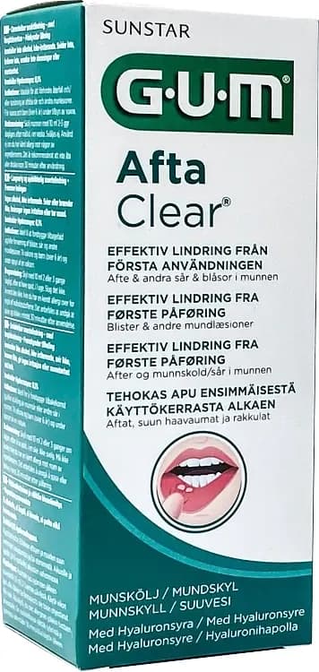 GUM AftaClear Munskölj 120 ml från GUM – köp hos Apotek Hjärtat