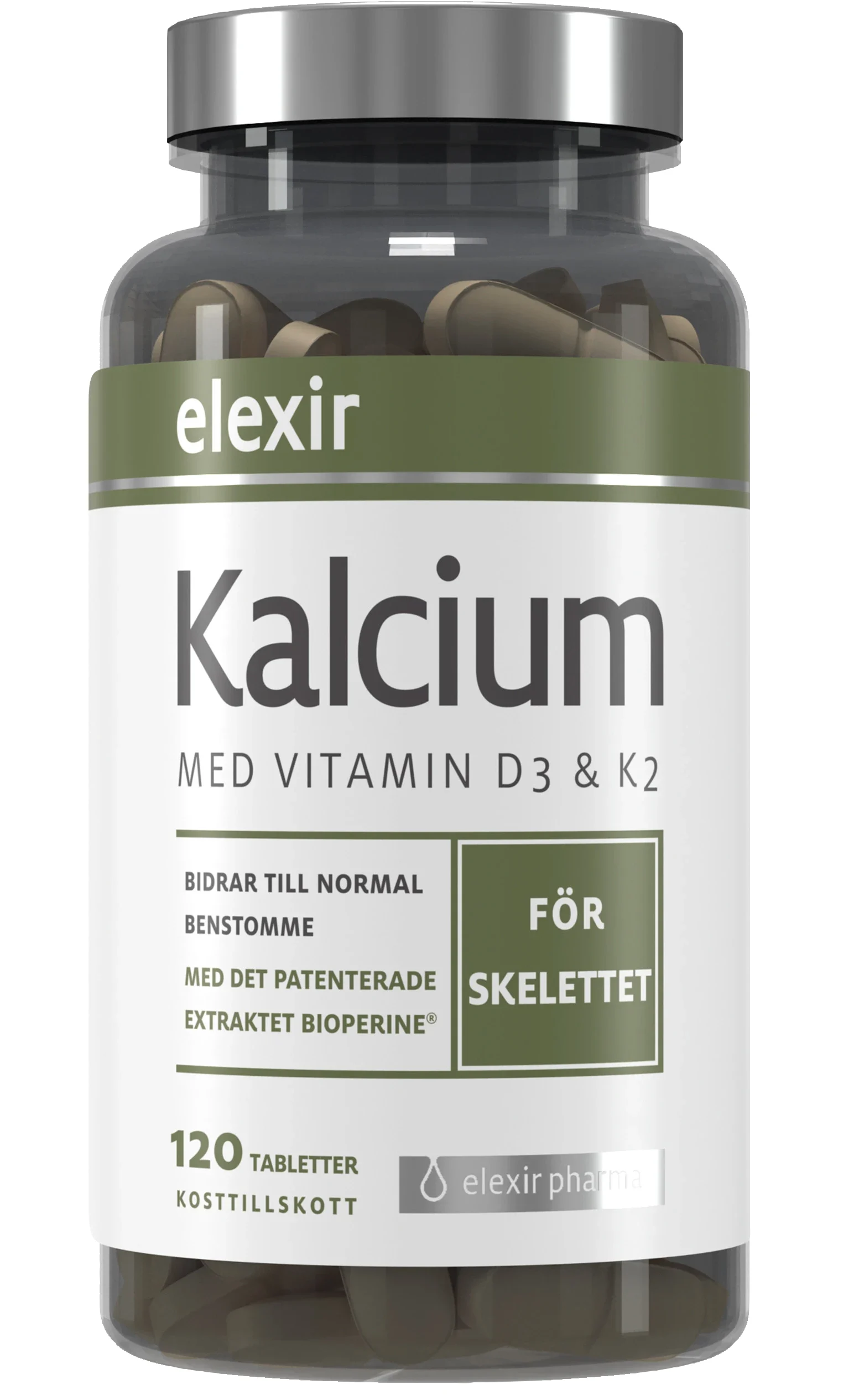 Elexir Pharma Kalcium 120 tabletter från Elexir Pharma – köp hos Apotek Hjärtat