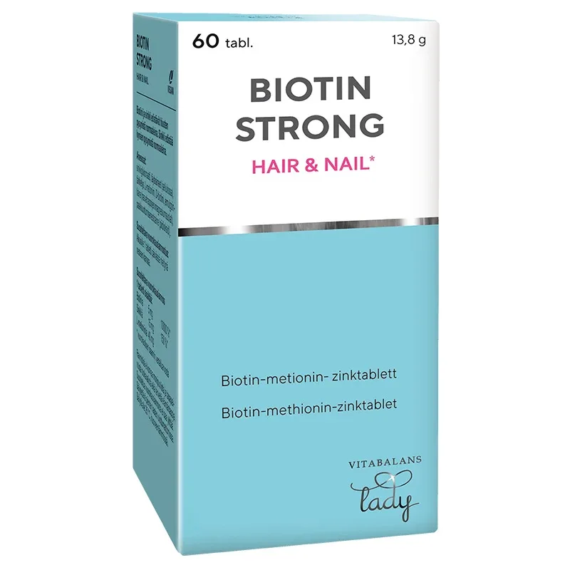 Biotin Strong 60 tabletter från Biotin – köp hos Apotek Hjärtat