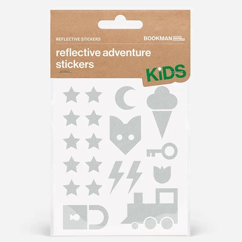 Bookman Reflective Sticker Adventure White från Bookman – köp hos Apotek Hjärtat