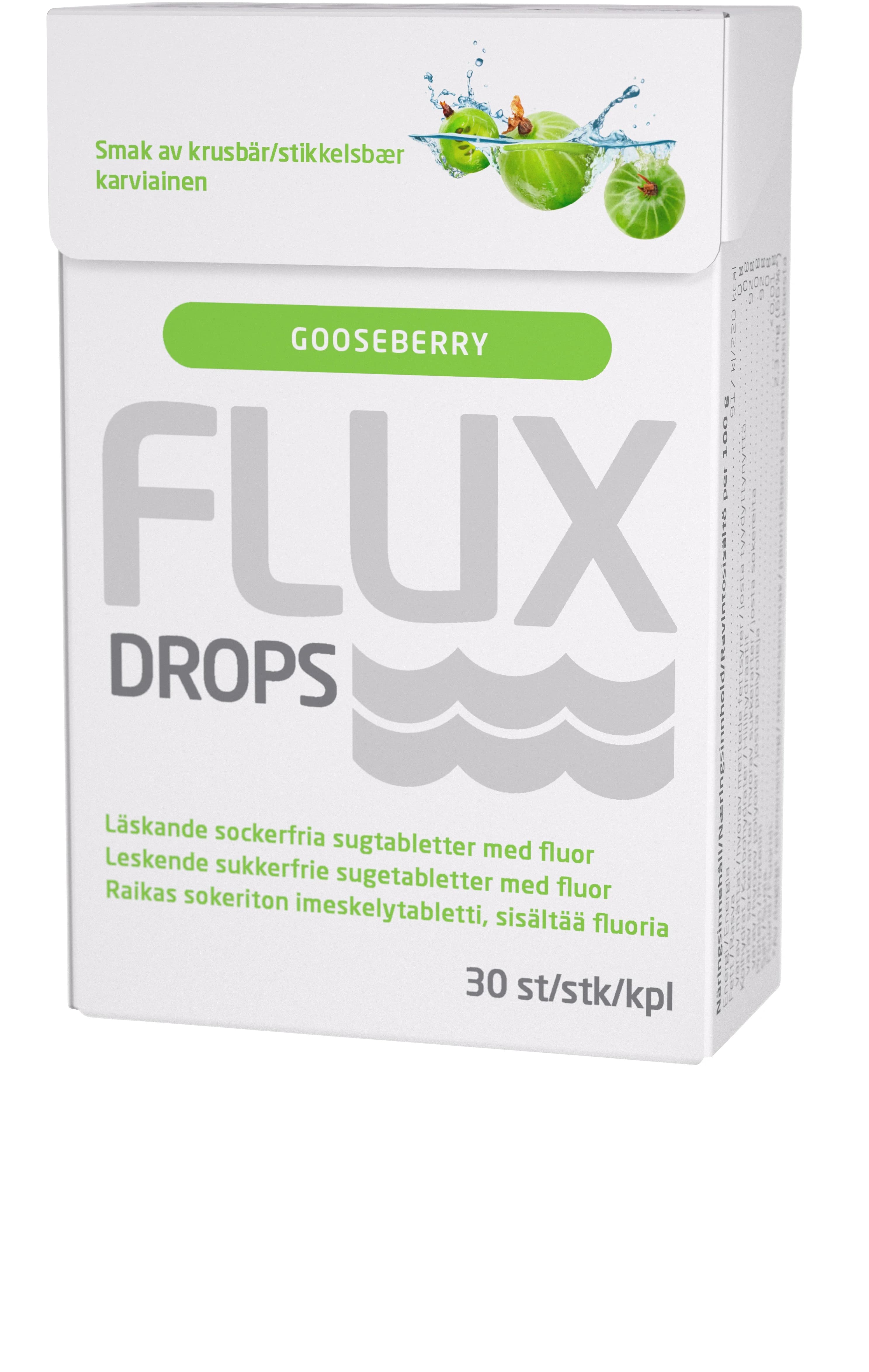 Flux Drops krusbär 30 st från Flux – köp hos Apotek Hjärtat