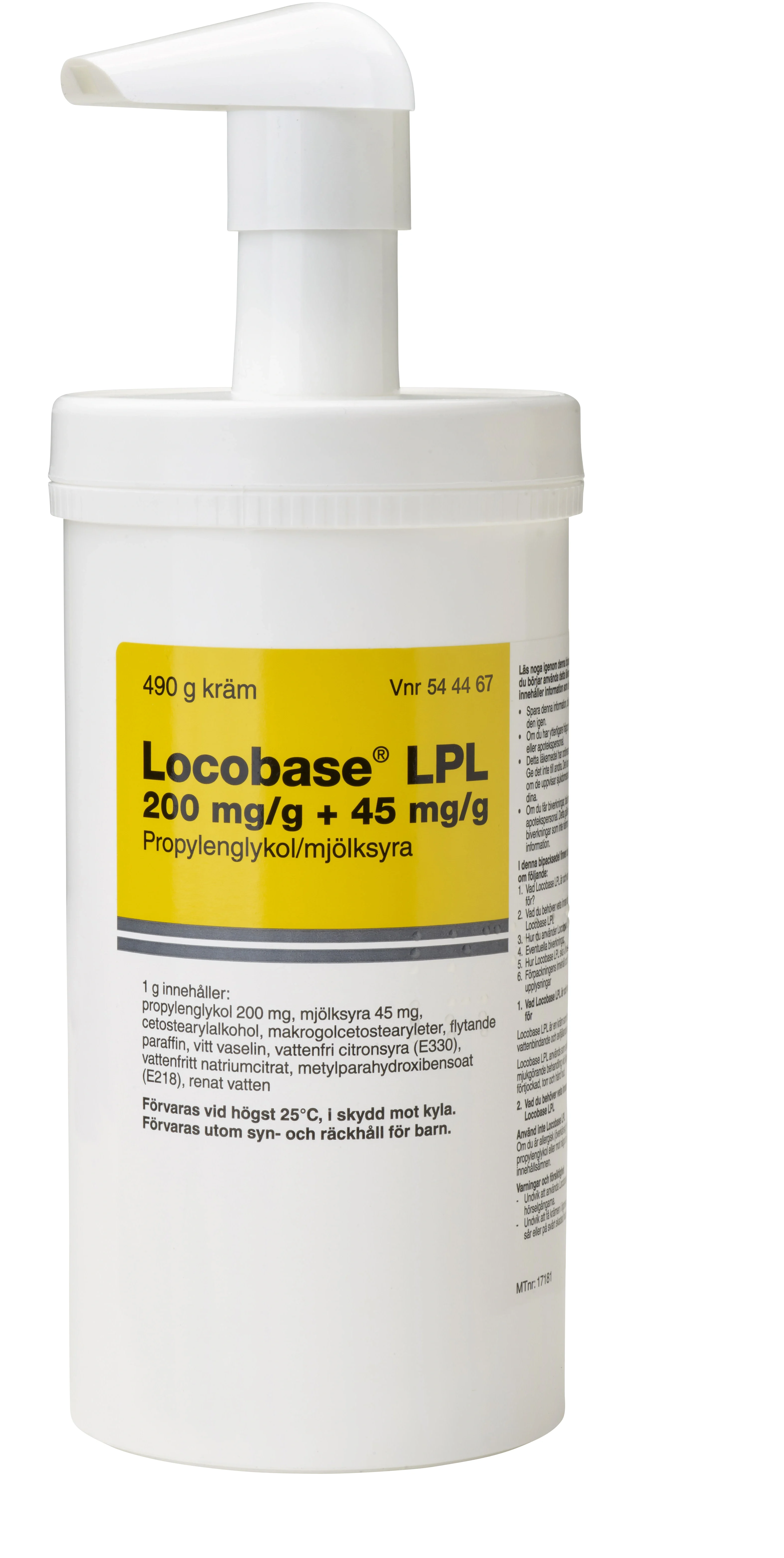 Locobase LPL Kräm 200mg/g+45mg/g 490 g från Locobase – köp hos Apotek Hjärtat