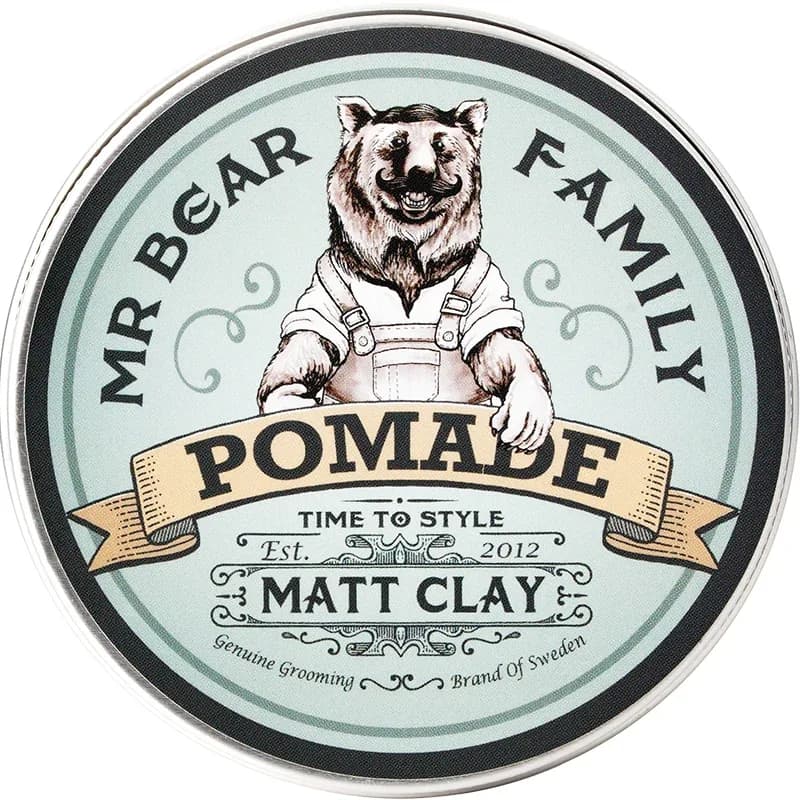 Mr Bear Family Pomade Matt Clay 100 ml från Mr Bear Family – köp hos Apotek Hjärtat