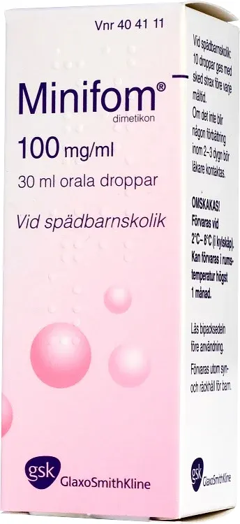 Minifom orala droppar 100 mg/ml 30 ml från Minifom – köp hos Apotek Hjärtat