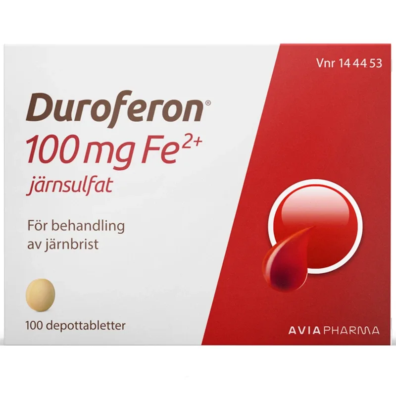 Duroferon depottablett 100 mg 100 st från Duroferon – köp hos Apotek Hjärtat