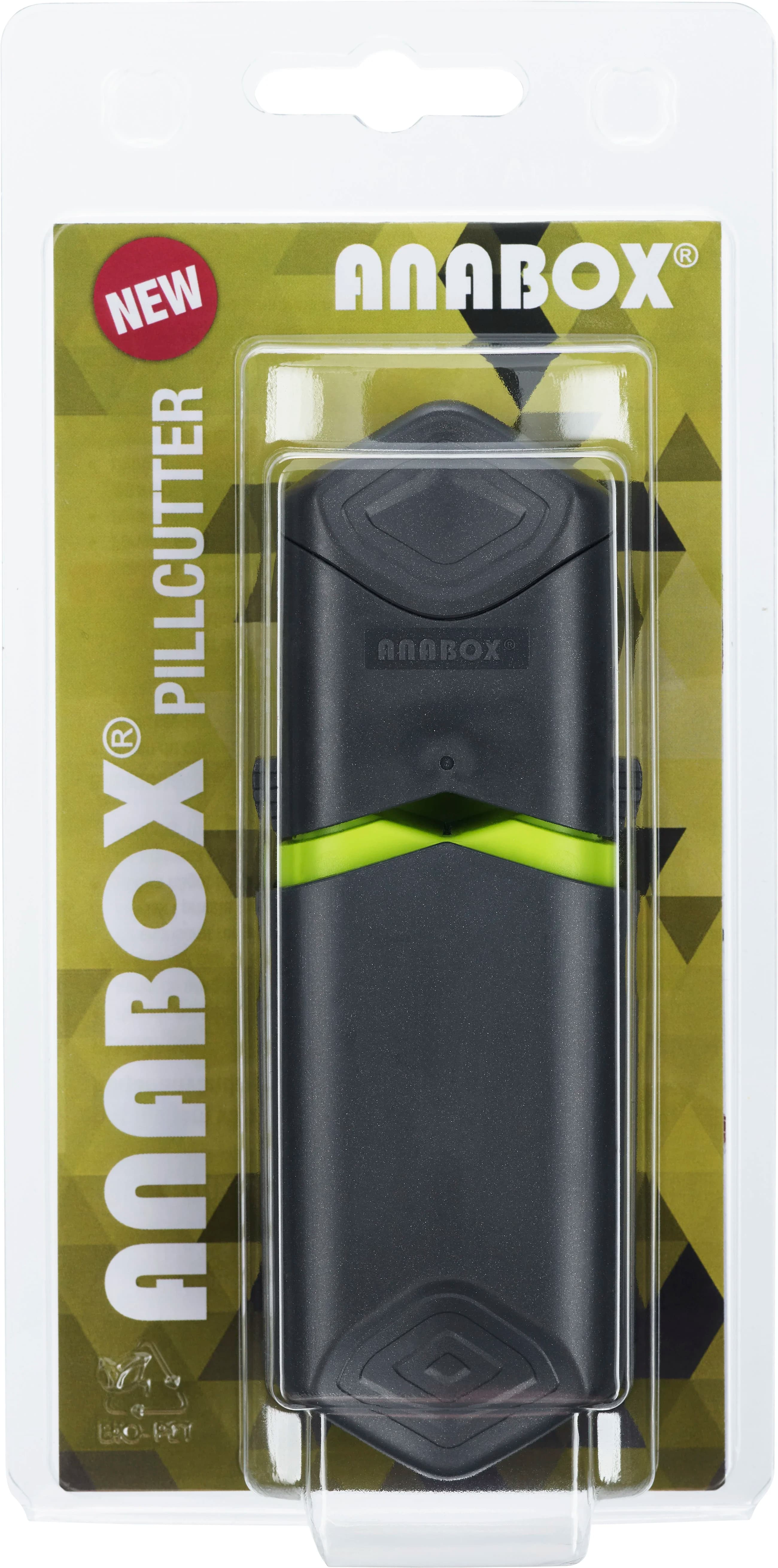 Anabox Tablettdelare Grå/Grön 1st från Anabox – köp hos Apotek Hjärtat