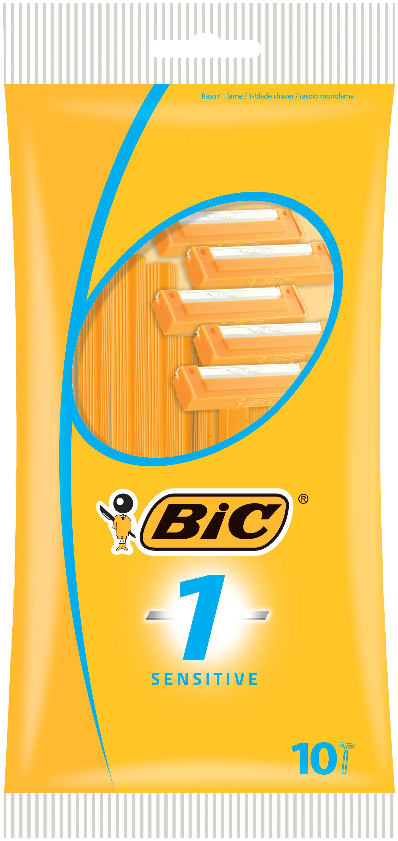 BIC 1 Sensitive Enbladiga Engångshyvlar för Män 10-pack från Bic – köp hos Apotek Hjärtat