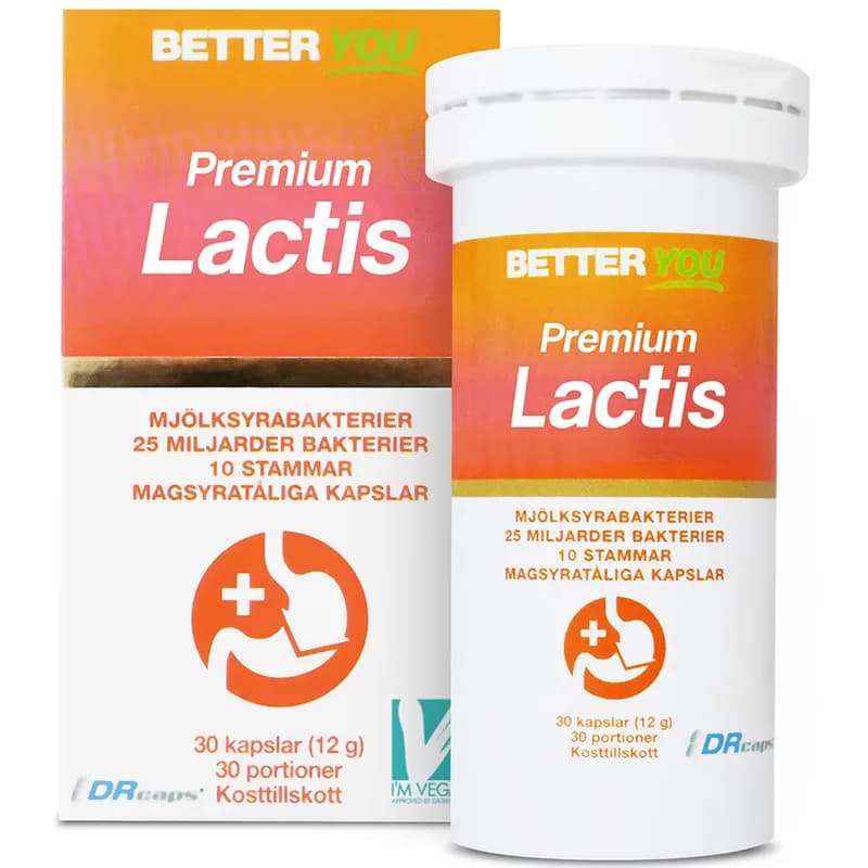Better You Premium Lactis 30 kapslar från Better You – köp hos Apotek Hjärtat