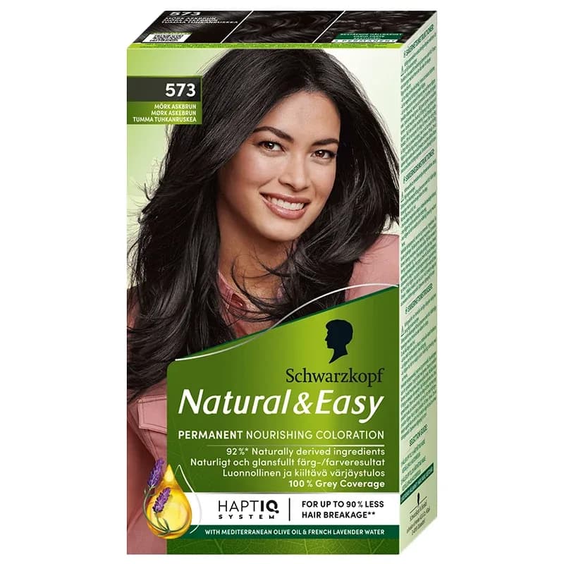 Schwarzkopf Natural & Easy Hårfärg 573 Mörk Askbrun från Schwarzkopf - köp hos Apotek Hjärtat