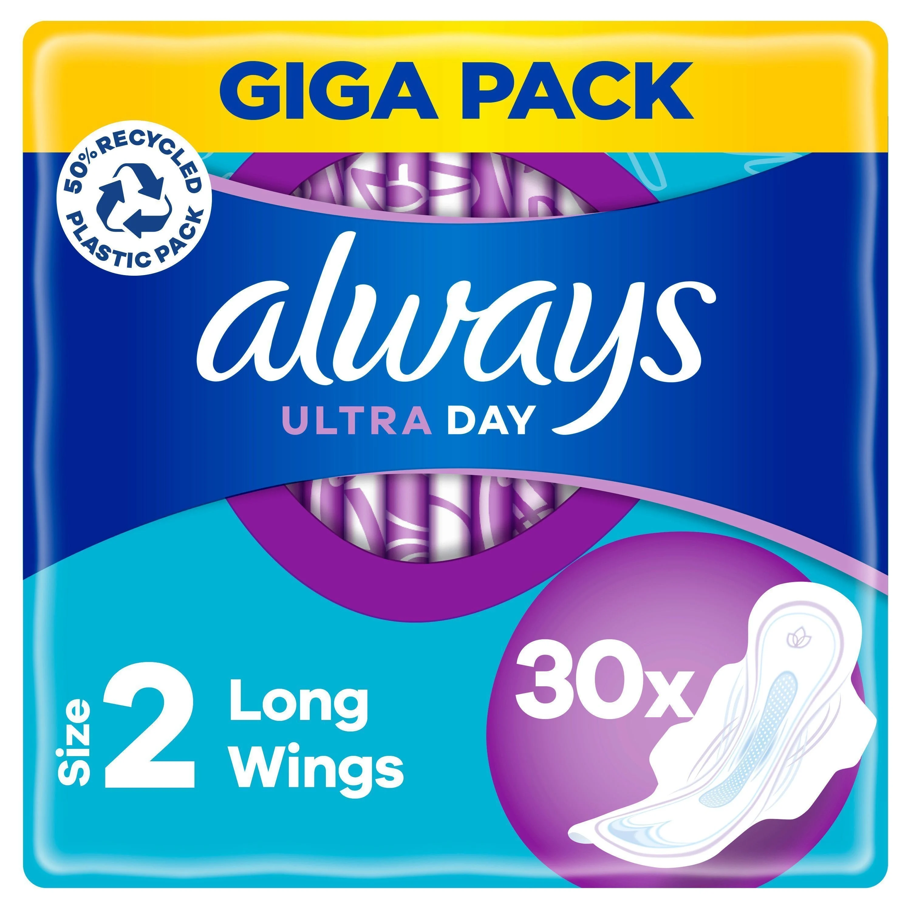 Always Ultra Day Bindor Long Stl 2 Med Vingar 30 st från Always – köp hos Apotek Hjärtat