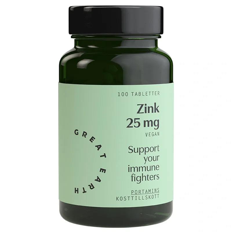 Great Earth Zink 25 mg 100 Tabletter från Great Earth – köp hos Apotek Hjärtat