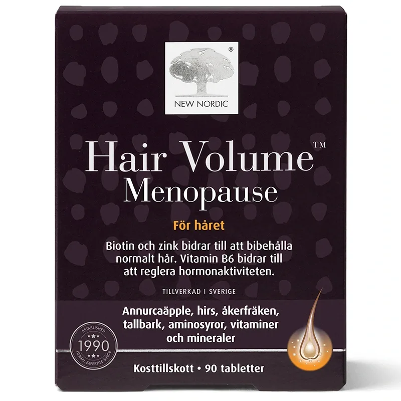 Hair Volume Menopause Tablett 90st från New Nordic – köp hos Apotek Hjärtat