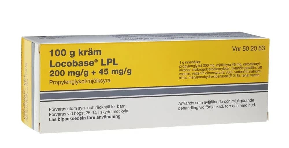 Locobase LPL Kräm 200mg/g+45mg/g 100 g från Locobase – köp hos Apotek Hjärtat