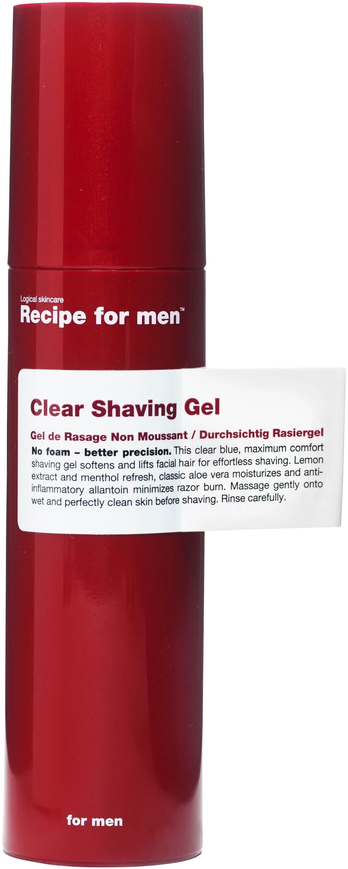 Recipe for Men Clear Shaving Gel 100 ml från Recipe for Men – köp hos Apotek Hjärtat