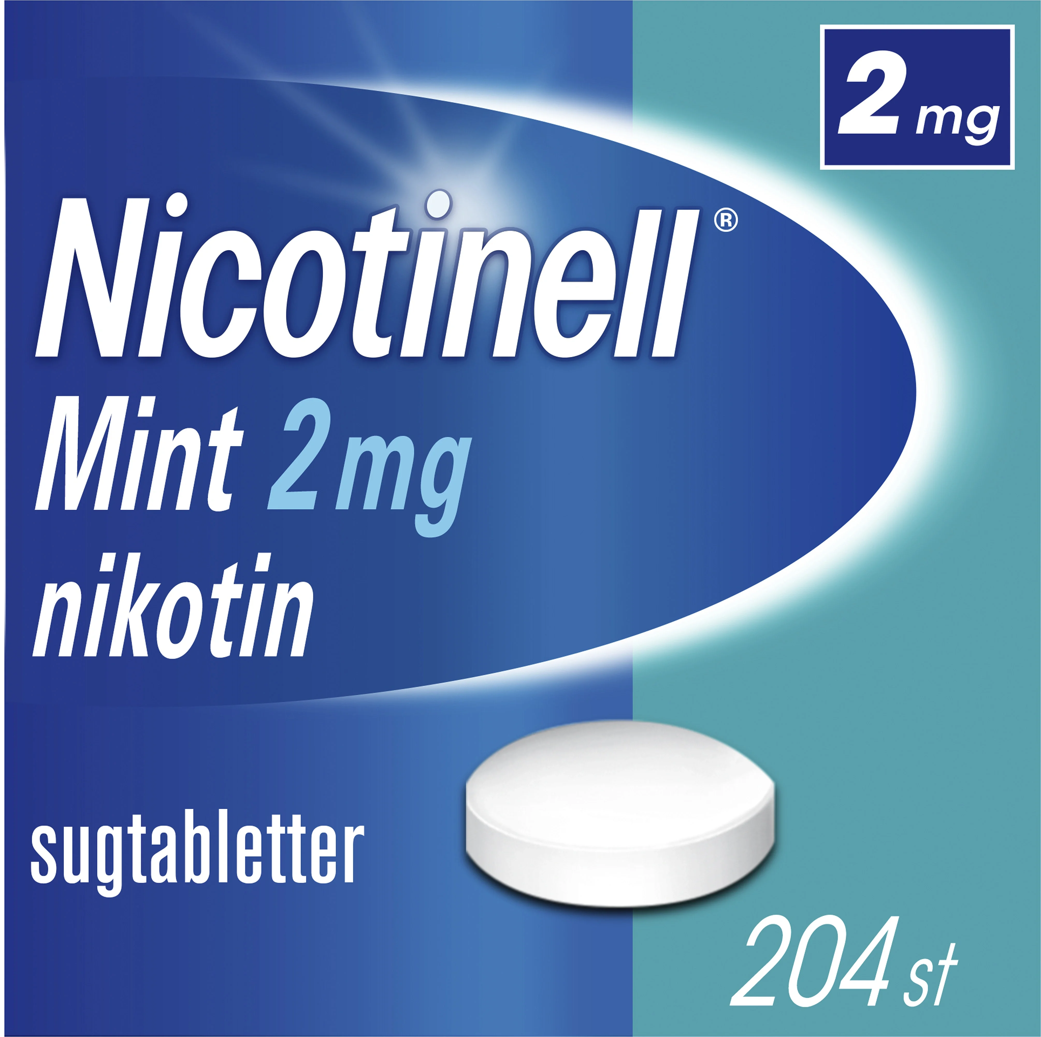 Nicotinell Mint Komprimerad sugtablett 2 mg 204 st från Nicotinell – köp hos Apotek Hjärtat