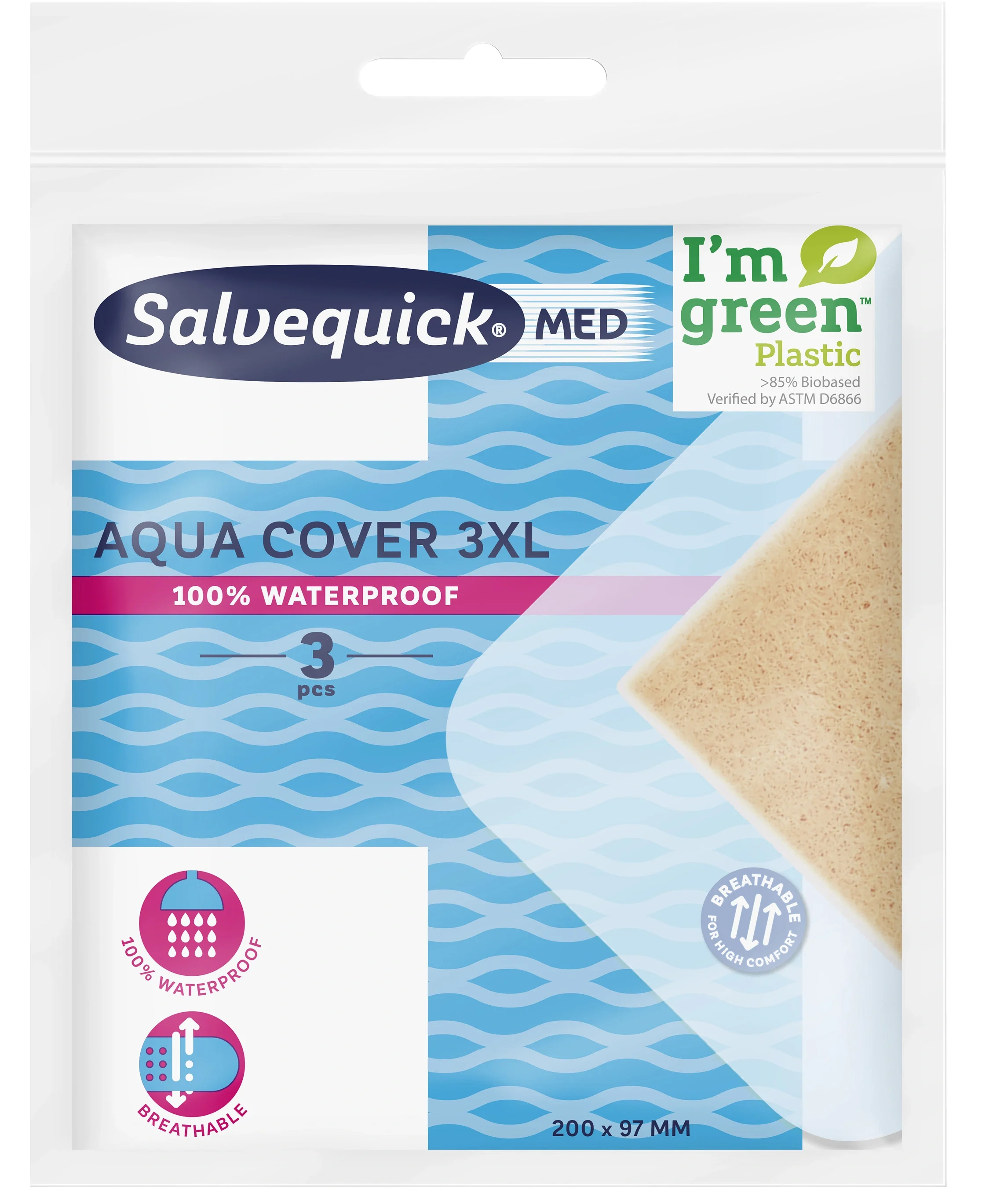 Salvequick MED Aqua Cover 3XL 3st från Salvequick – köp hos Apotek Hjärtat