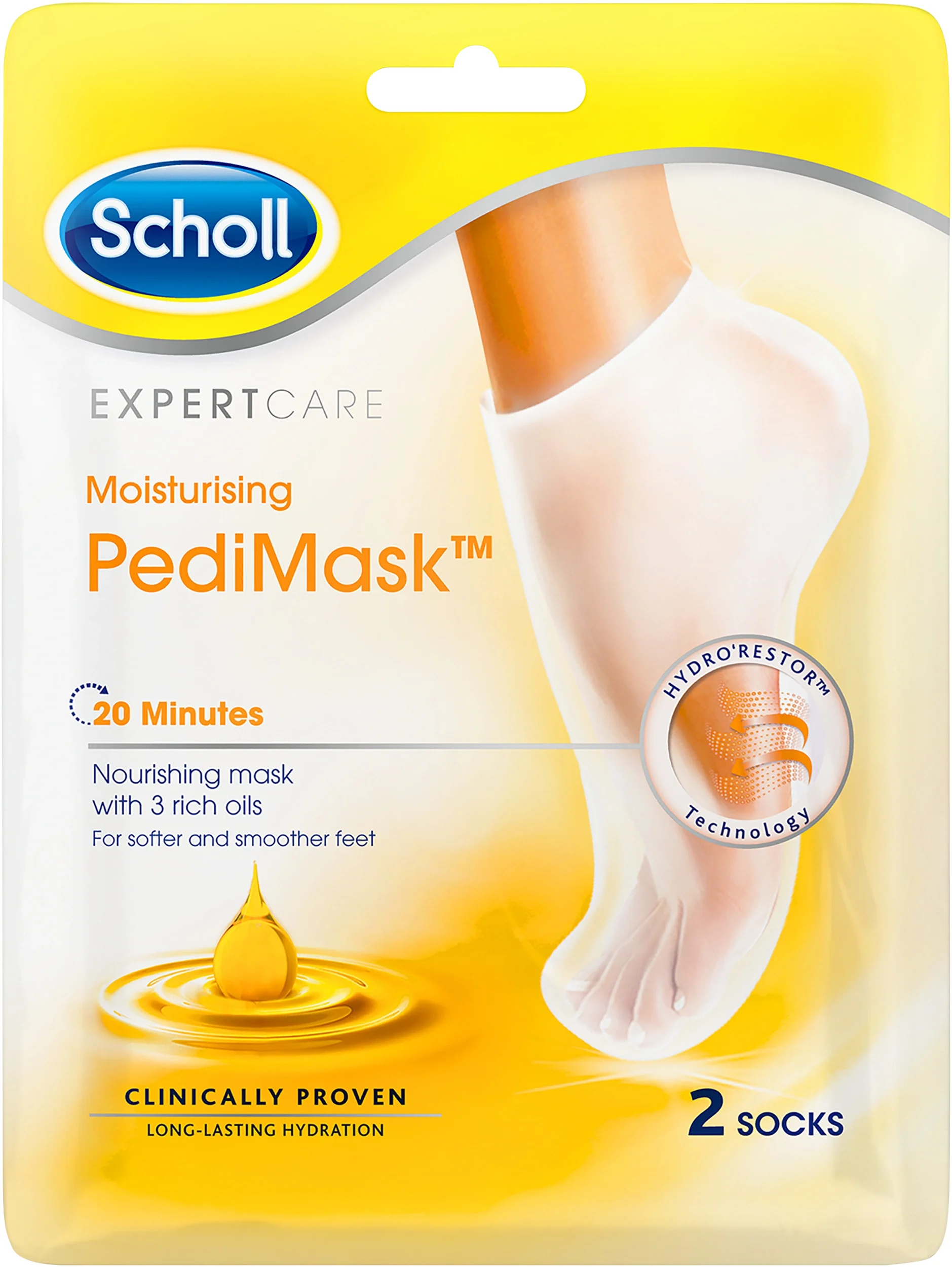 Scholl Fotmask 3xOil 1 par från Scholl – köp hos Apotek Hjärtat