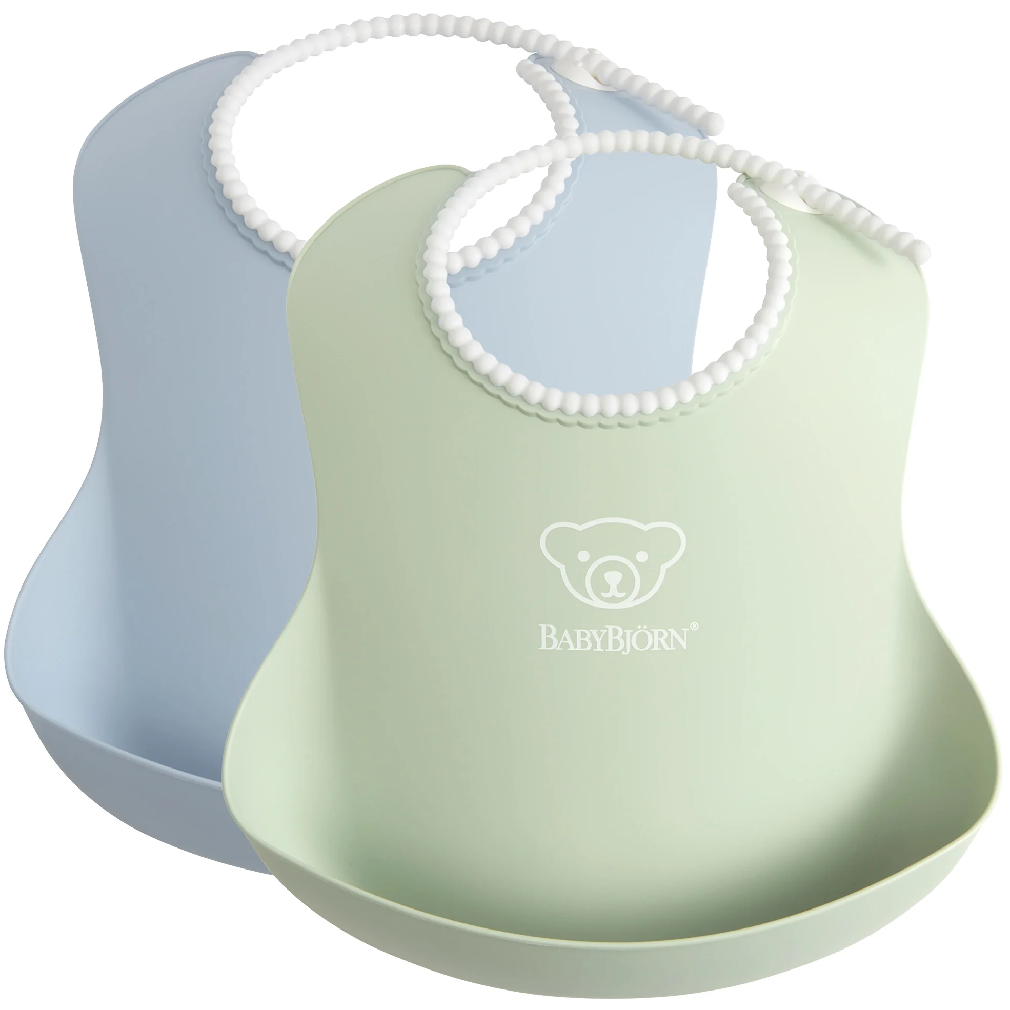 BabyBjörn Haklapp Blekgrön/Blekblå 2-pack från Babybjörn – köp hos Apotek Hjärtat